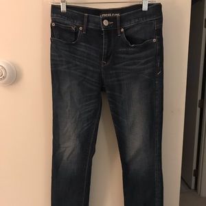 Express Mid Rise Skinny Jeans 4R